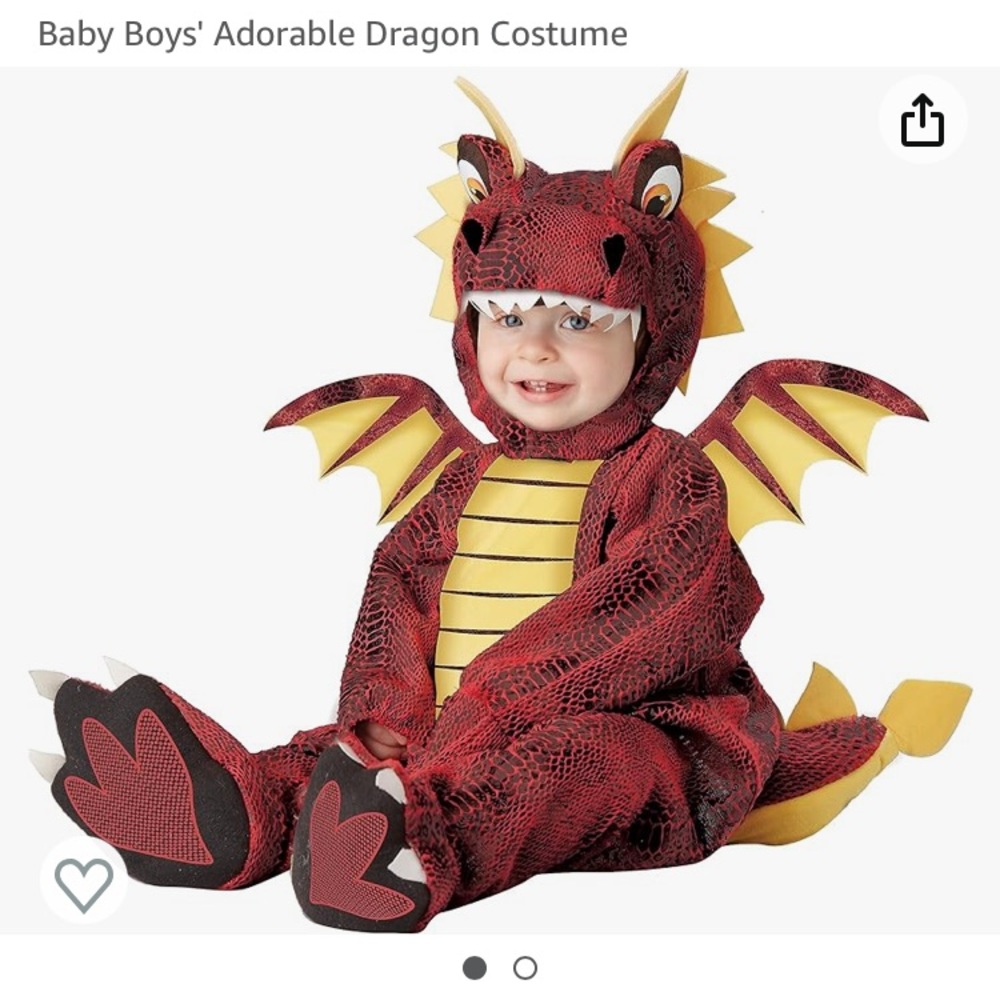 Baby Boys' Adorable Dragon Costume